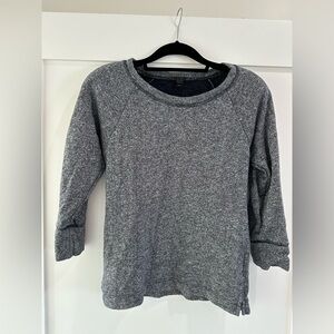J. Crew Blue/Gray Crew Neck Sweatshirt
